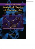 Statistical Physics of Biomolecules, 1st Edition by Daniel M. Zuckerman