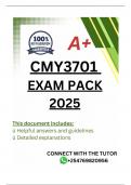 CMY 3701  EXAM PACK 2025