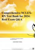 Comprehensive NCLEX-RN Test Bank for 2024: Real Exam Q&A