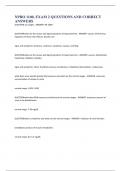 NPRO 1100, EXAM 2 QUESTIONS AND CORRECT ANSWERS QUESTION sat ranges - ANSWER -95-100%  QUESTIONwhat are the causes and signs/symptoms of hyponatremia - ANSWER -causes: GI fluid loss, hypotonic IV fluid, heart failure, diuretic use  signs and symptoms: diz