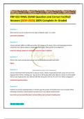 FNP 652 FINAL EXAM Question and Correct Verified Answers (2024-2025) 100% Complete A+ Graded