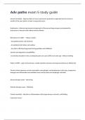 Adv patho exam 5 study guide 20