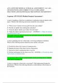 ATI CAPSTONE MEDICAL SURGICAL ASSESSMENT 1 & 2 ALL 100 QUESTIONS AND CORRECT FULLY EXPLAINED SOLUTIONS AND RATIONALES| THE NEWEST 2024 EDITION!!