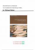 Solution Manual and Test Bank for Case Conceptualization in Family Therapy 1st Edition (Michael Reiter, 2013) Chapters 1-12 | Complete Guide A+