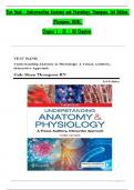 Test Bank for Understanding Anatomy & Physiology, 3rd Edition, Gale Sloan Thompson