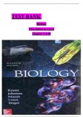 Biology 11th Edition Raven Raven, Johnson, Mason, Losos, Singer Test Bank ALL CHAPTERS COVERD LATEST EDITION