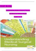 Test Bank for Understanding Medical-Surgical Nursing 6th Edition Linda S. Williams Paula D. Hopper ALL Chapters| Complete Guide Newest Version Correct ISBN:9780803668980