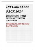 INF1505 EXAM PACK 2024