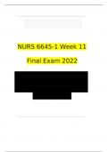 NRNP6645 / NRNP 6645 Final Exam (Latest 2023 / 2024): (Questions and Answers) Psychotherapy with Multiple Modalities - Walden