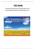 Test Bank For Intermediate Accounting Volume 1 8th Edition By Beechy, Conrod, Farrell,Mcleod-Dick, Tomulka, Sevel, Consists Of 11 Complete Chapters, ISBN: 978-1265148560