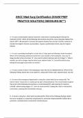 ANCC Med-Surg Certification (EXAM PREP PRACTICE SOLUTION) (MEDSURG-BC™)