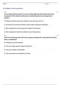 ELNEC Palliative Care: Modules 1, 2, 3, 4, 5, and 6 (2024) Questions With Correct Solutions!!