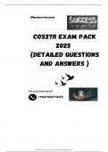 COS3711 EXAM PACK 2025  {DETAILED QUESTIONS AND ANSWERS }