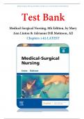 Test Bank for Medical-Surgical Nursing, 8th Edition, by Mary Ann Linton & Adrianne Dill Matteson | BEST STUDY GUIDE