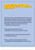 WGU D027 OBJECTIVE ASSESMENT EXAM LATEST 2024-2025 VERSION A, B, C AND D WITH A PRACTICE TEST What drug is used in combination with other agent to treat lymphoid tissue (leukemia). Directly toxic to lymphoid tissues Selective estrogen receptor modulators 