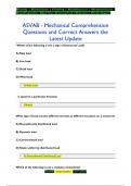 ASVAB - Mechanical Comprehension Questions and Correct Answers the  Latest Update