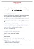 LEGL 2700 Jason Epstein UGA Exam Questions And Revised Answers