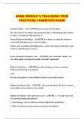 DASM; MODULE 7; TRAILERING YOUR PRACTICES; TRANSITION PHASE