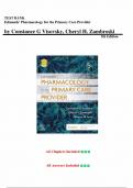 Test Bank for Edmunds' Pharmacology for the Primary Care Provider 5th Edition (Visovsky, 2022), Chapter 1-73 | Complete Guide A+