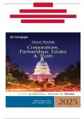 Test Bank for South-Western Federal Taxation 2025: Corporations, Partnerships, Estates and Trusts 48th Edition by Nellen & Young, ISBN: 9780357989074, All 20 Chapters Covered, Verified Latest Edition