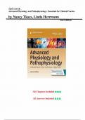 Test Bank for Advanced Physiology and Pathophysiology: Essentials for Clinical Practice 2nd Edition ( Nancy Tkacs, 2024 ), Chapter 1-17 | Complete Guide A+