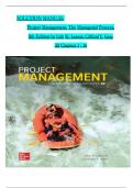 SOLUTION MANUAL  Project Management, The Managerial Process, 8th Edition by Erik W. Larson, Clifford F. Gray All Chapters 1 - 16 