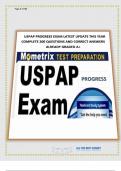 USPAP PROGRESS EXAM LATEST UPDATE THIS YEAR COMPLETE 200 QUESTIONS AND CORRECT ANSWERS ALREADY GRADED A+| click on AVAILABLE IN PACKAGE DEAL. You'll get more for less! OR SCROLL TO THE BOTTOM RIGHT CORNER AFTER OPENING THIS DOCUMENT TO SEE MORE DET