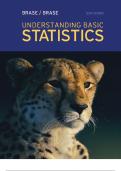 TESTBANK FOR UNDERSTANDING BASIC STATISTICS 6th EDITION 2025-2026