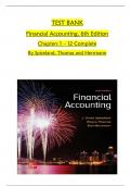 TEST BANK for McGraw-Hill Financial Accounting 6th Edition By Spiceland, Thomas and Herrmann, Verified Chapters 1 - 12, Complete Version ISBN-9781260786521