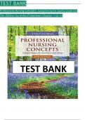 TEST BANK For Professional Nursing Concepts: Competencies for Quality Leadership 5th Edition by Anita Finkelman, ISBN: 9781284230888, All 14 Chapters Covered, Verified Latest Edition