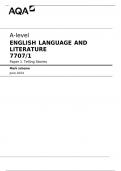 ENGLISH LANGUAGE AND LITERATURE 7707/1