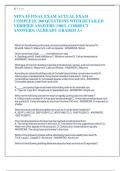 NFPA 10 FINAL EXAM ACTUAL EXAM COMPLETE 200 QUESTIONS WITH DETAILED VERIFIED ANSWERS (100% CORRECT ANSWERS) /ALREADY GRADED A+