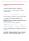 RAD 102 - Radiation Science Exam 1 questions and answers 2024 University of Nevada, Las Vegas a +1 ion of Calcium-48 was used to produce element 115 (recently confirmed in Sweden). How many electrons does this ion have? - ANSW..19 a 10 mCi aliquot of Tc