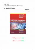 Test Bank for Lippincott Illustrated Reviews: Pharmacology, 8th Edition(Karen Whalen, 2022), Chapter 1-48 | Complete Guide A+