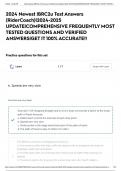 2024 Newest |BRC2u Test Answers (RiderCoach)|2024-2025 UPDATE|COMPREHENSIVE FREQUENTLY MOST TESTED QUESTIONS AND VERIFIED ANSWERS|GET IT 100% ACCURATE!!