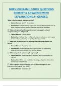 URS 100 EXAM 1 STUDY QUESTIONS  CORRECTLY ANSWERED WITH  EXPLANATIONS A+ GRADED.