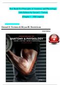 Test Bank For Principles of Anatomy and Physiology, 16th Edition by Gerard J. Tortora |Chapter 1 - 29|Complete