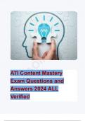 PACKAGE DEAL!!!  ATI Content Mastery Fundamentals SERIES Exam. GRADED A+ QUESTIONS AND ANSWERS 2024 UPDATE