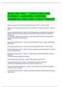 BUSA 364 TEST 1 QUESTIONS AND CORRECT ANSWERS (VERIFIED ANSWERS) 2024-2025 LATEST UPDATE 