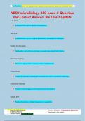 NDSU microbiology 350 exam 3 Questions  and Correct Answers the Latest Update