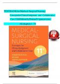 TESTyBANKyfor yMedical-Surgical yNursing: yConceptsyfor yClinical yJudgment y and y Collaborative y Care y11thyEditionybyyDonna yD. yIgnatavicius, y y All ychapters y1y- y74