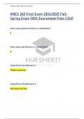 KNES 360 Final Exam 2024/2025 FallSpring Exam 100% Guaranteed Pass CSUF