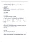 TEST 2 MODULE 1 LOAD CALCULATIONS ELECTRICAL 3 WITH COMPLETE SOLUTIONS #22