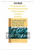 Test Bank For Advanced Practice Nursing Essential Knowledge For The Profession 3rd Edition By Denisco