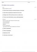 NGR 6200 HEENT Study guide Questions & Answers Graded A+