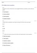 BIO 139 Final Exam Study Guide Questions & Answers Verified 100% Correct!!