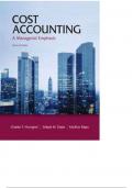 COST ACCOUNTING 14TH EDITION BY HORNGREN, DATAR ,RAJAN TEST BANK