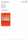 Inleiding organisatiekunde Loek ten Berge / 33 meerkeuze vragen boek / Windesheim 2024/ antwoorden zelf opzoeken 