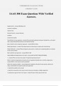 IAAO 300 Exam Questions With Verified Answers.