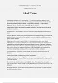 ABAT Terms